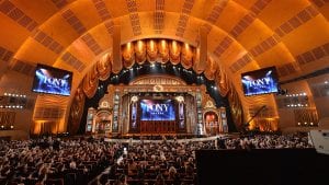 Φωτογραφία από την τελετή απονομής Tony Awards 2021 με τις υποψηφιότητες