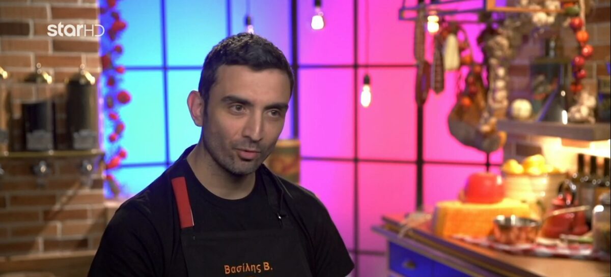 Αποχώρησε από το MasterChef ο Βασίλης Βαλέχας