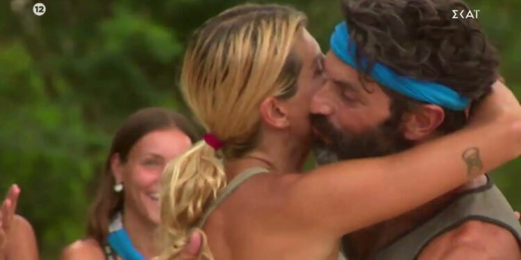 Ο Μαρτίκας κι η Ευρυδίκη φιλιούνται στο Survivor