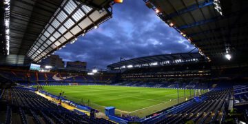 LONDON, ENGLAND - FEBRUARY 12:  General view of Stamford Bridge ahead of the Premier League match between Chelsea and West Bromwich Albion at Stamford Bridge on February 12, 2018 in London, England.  (Photo by Julian Finney/Getty Images)